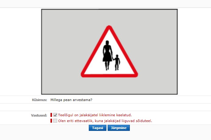 Teooriaeksami näide