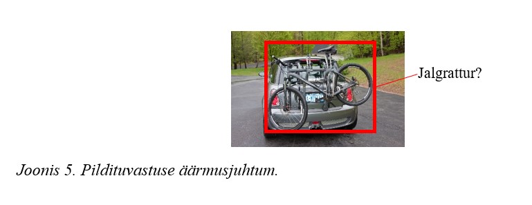 Joonis 5. Pildituvastuse äärmusjuhtum.