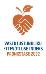 Pildil on kujutatud Transpordiametile omistatud märgist &quot;Vastutustundliku ettevõtluse indeks&quot; pronkstase 2022. aastal
