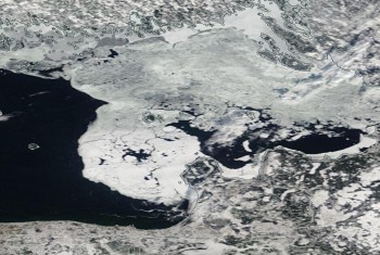 Soome laht, ida osa jääpilt 17. märtsil 2023