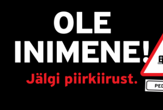 Ole inimene! Jälgi piirkiirust.