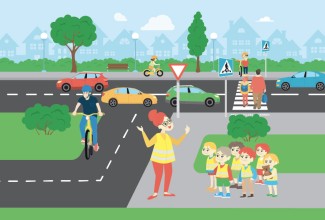 Pildil on kujutatud illustratsiooni liiklusest