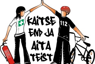 Pildil on kujutatud valikaine &quot;Kaitse end ja aita teist&quot; logo